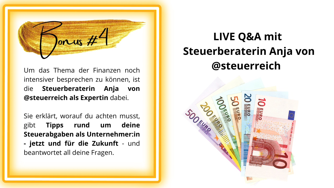 Bonus Masterclass Steuerberaterin Bonus Masterclass Steuerberaterin