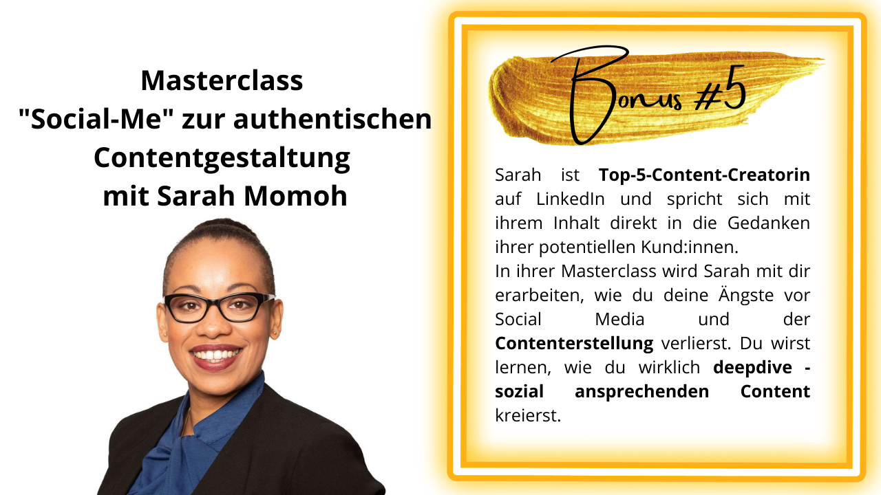 Contentgestaltung Sarah Momoh Goldrichtig Gründen 2.0 Contentgestaltung Sarah Momoh Goldrichtig Gründen 2.0